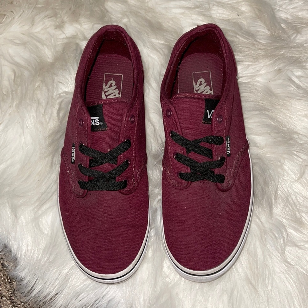 Burgundy Vans
